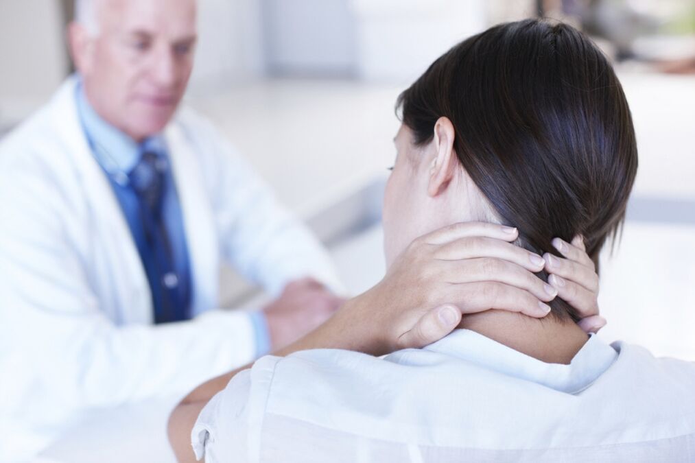 consultation with a doctor due to cervical osteochondrosis