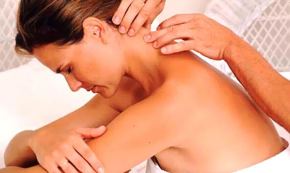 Treatment of osteochondrosis Massage BRLIC ZONE