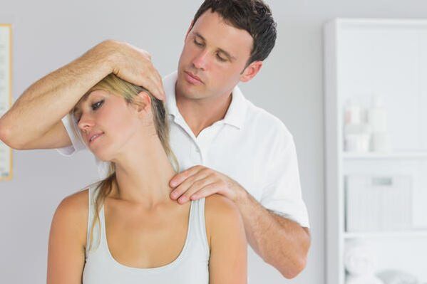 manual therapy of cervical osteochondrosis