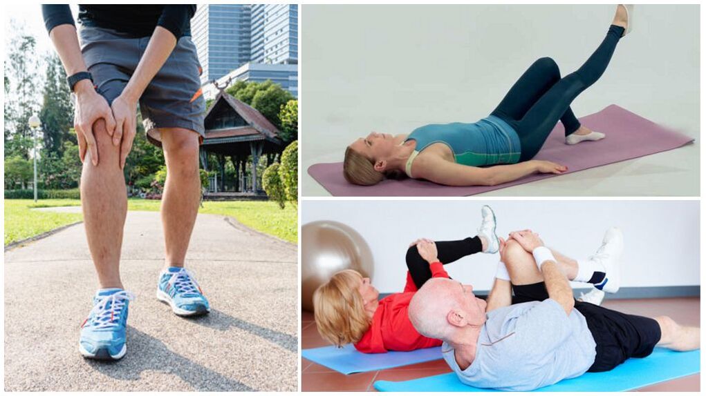 exercises for arthrosis of the knee joint